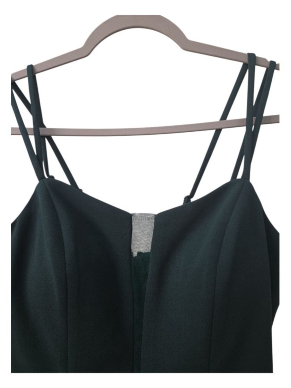 Teeze Me Green Mesh Insert Party Dress Size 5/6 - Picture 3 of 8